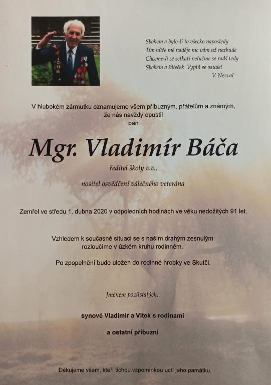 Mgr. Vladimír Báča