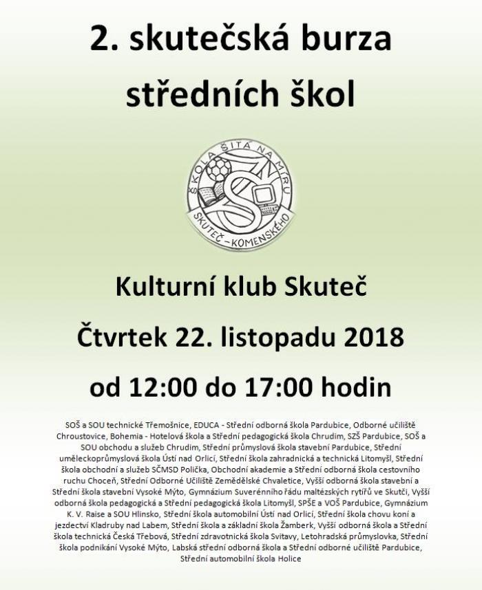 . skutesk burza stednch kol - vce