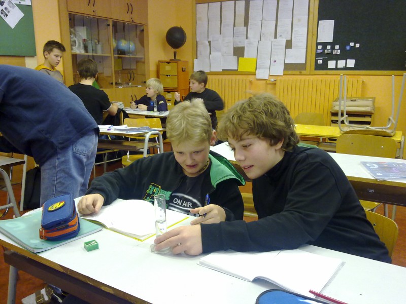Laboratorní práce č.3 – šesté ročníky, 1. 1. 2011