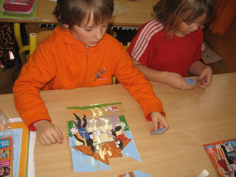 Prvňáčkové na Základní škole Komenského, 16. 3. 2011