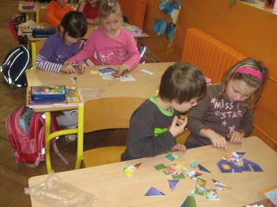Prvňáčkové na Základní škole Komenského, 16. 3. 2011