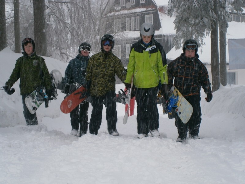 Lyžařský výcvik na Šerlišském mlýně, 29. 2. 2012
