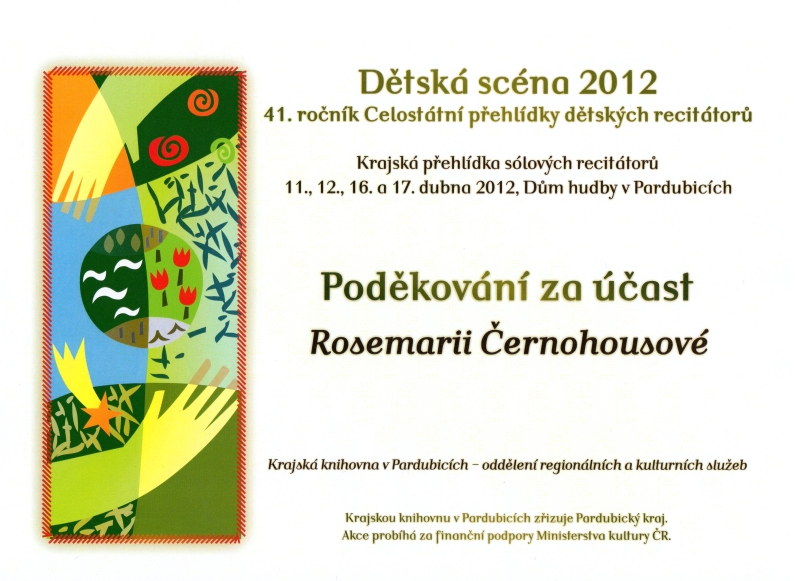 Recitační soutěž, 18. 4. 2012