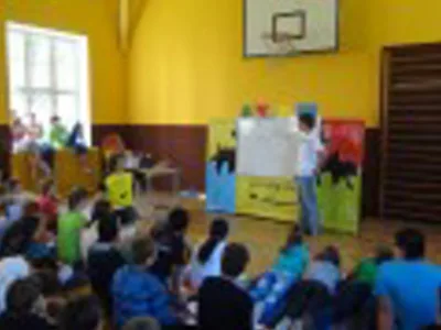 Beseda s ilustrátorem Adolfem Dudkem, 13. 5. 2012