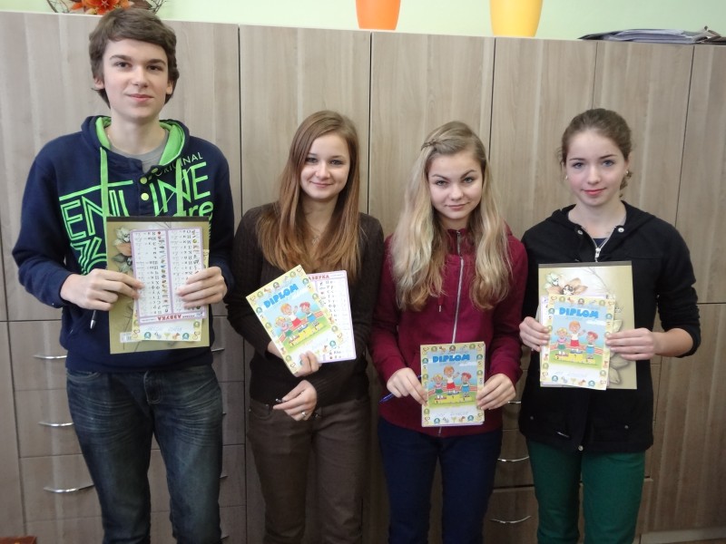 Olympiáda z cizích jazyků – školní kolo, 3. 3. 2013