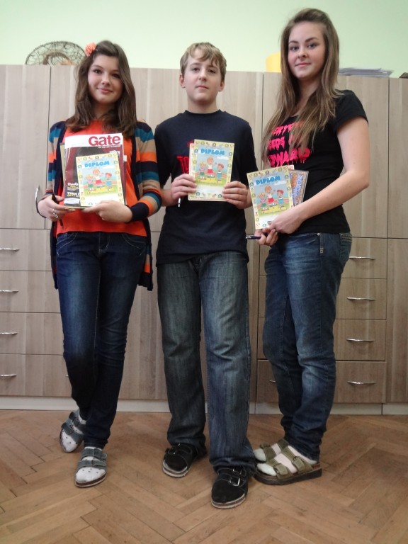 Olympiáda z cizích jazyků – školní kolo, 3. 3. 2013
