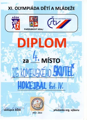 Krajské kolo Hokejbalu proti drogám 2013, 24. 5. 2013