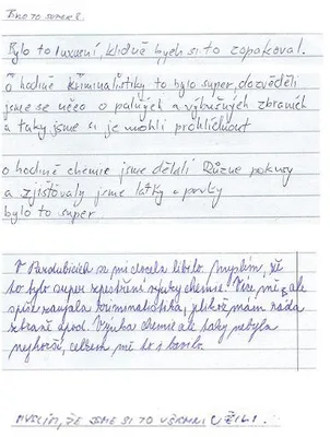 Podporujeme přírodovědné a technické vzdělávání našich žáků, 25. 10. 2013