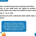 Škola Vám chce ukázat, kolik toho Vaše děti umí, 24. 10. 2013