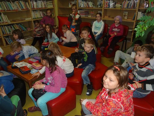 Druháci v městské knihovně, 25. 11. 2013