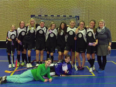 Zlaté holky ve finále Krajské olympiády mládeže, 15. 12. 2013