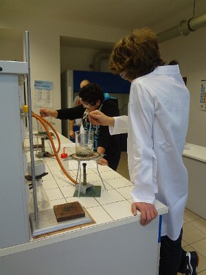 Druhá cesta našich devátých ročníků na půdu SPŠCH, 24. 1. 2014