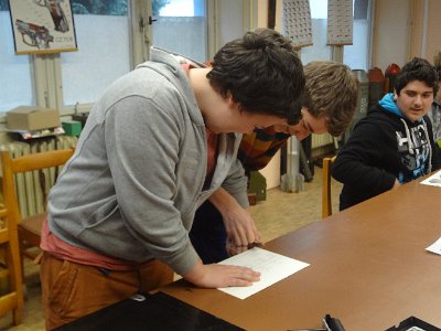 Druhá cesta našich devátých ročníků na půdu SPŠCH, 24. 1. 2014