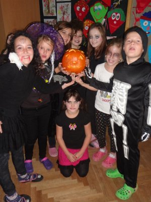 Halloween 5. třída, 31. 10. 2014