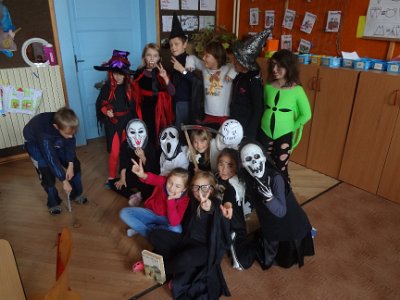Halloween 5. třída, 31. 10. 2014