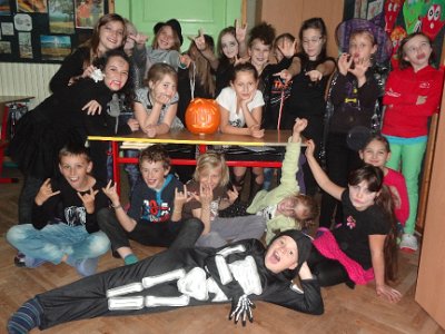 Halloween 5. třída, 31. 10. 2014