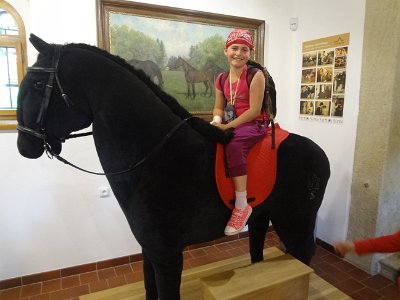 Starokladrubské koně, muzeum Švýcárna, 17. 6. 2015