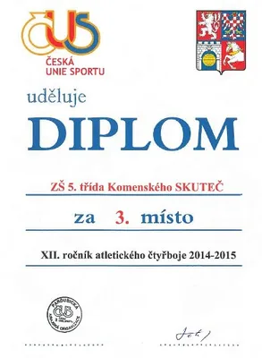XIII. ročník atletického čtyřboje Pardubického kraje, 18. 9. 2015