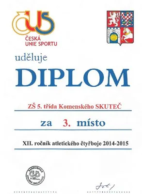 XIII. ročník atletického čtyřboje Pardubického kraje, 18. 9. 2015