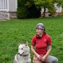 Mushing - psí spřežení na školní zahradě, 10. 10. 2015