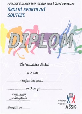 Medaile z krajského kola zacinkaly florbalistům i florbalistkám ZŠ Komenského, 20. 1. 2017