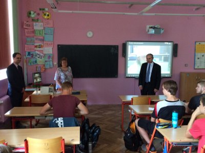 Návštěva poslance Jiřího Miholy, předseda poslaneckého klubu, 20. 6. 2017