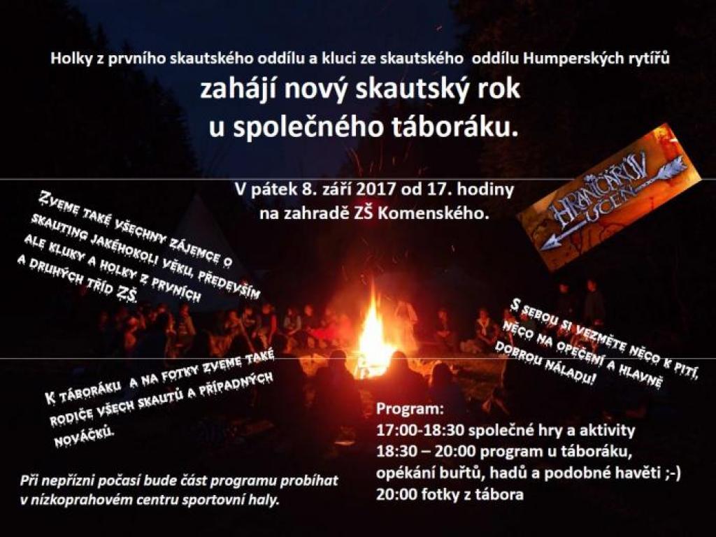 Táborák na zahradě ZŠ Komenského, 1. 9. 2017