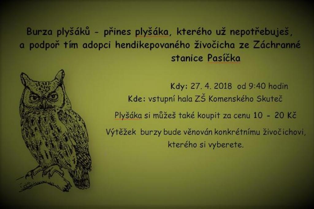 Burza plyšáků, 27. 4. 2018