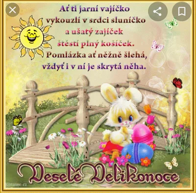 Velikonoční přání, 10. 4. 2020