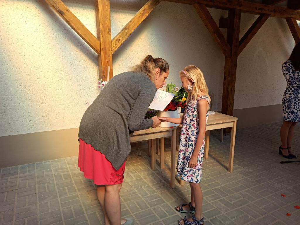 Předávání vysvědčení 2. třída, 30. 6. 2020