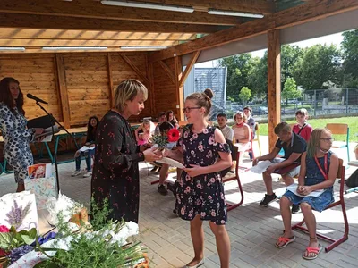 Předávání vysvědčení 5. třída, 30. 6. 2020