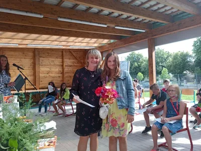 Předávání vysvědčení 5. třída, 30. 6. 2020