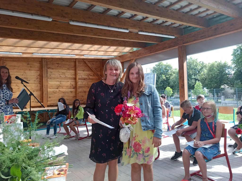 Předávání vysvědčení 5. třída, 30. 6. 2020