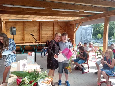 Předávání vysvědčení 5. třída, 30. 6. 2020