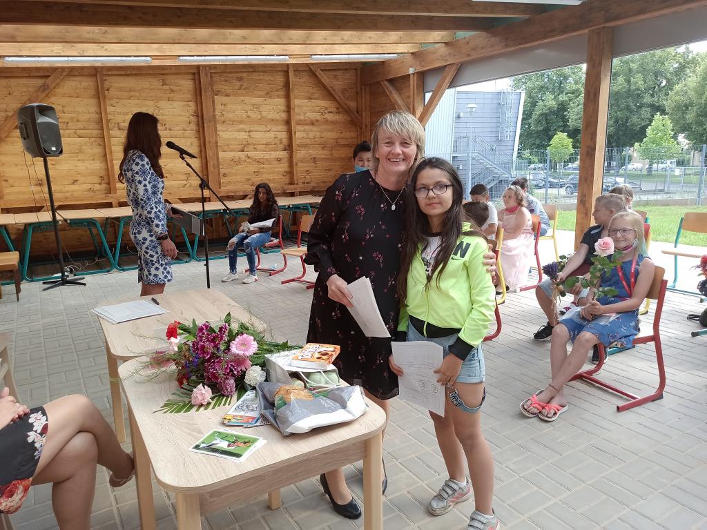 Předávání vysvědčení 5. třída, 30. 6. 2020