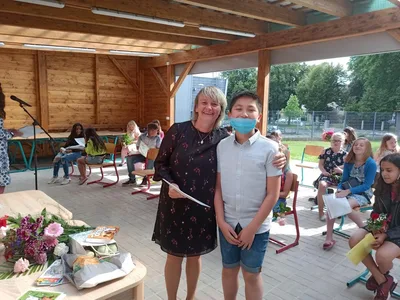 Předávání vysvědčení 5. třída, 30. 6. 2020