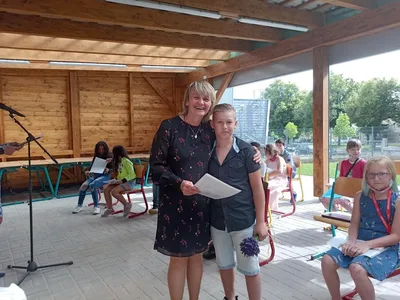 Předávání vysvědčení 5. třída, 30. 6. 2020