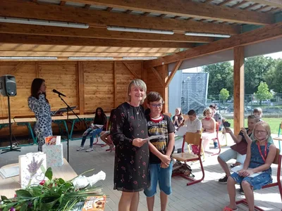 Předávání vysvědčení 5. třída, 30. 6. 2020