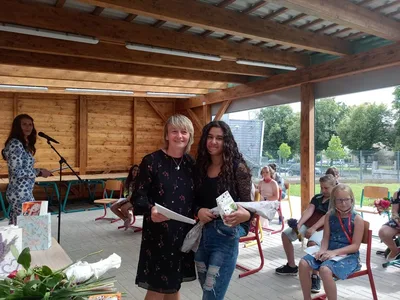 Předávání vysvědčení 5. třída, 30. 6. 2020