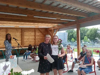 Předávání vysvědčení 5. třída, 30. 6. 2020