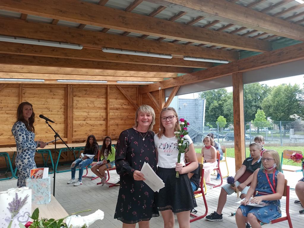 Předávání vysvědčení 5. třída, 30. 6. 2020