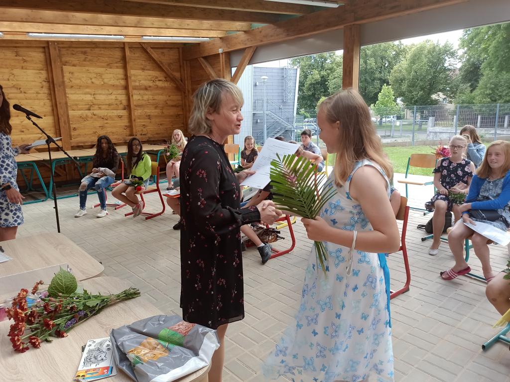 Předávání vysvědčení 5. třída, 30. 6. 2020