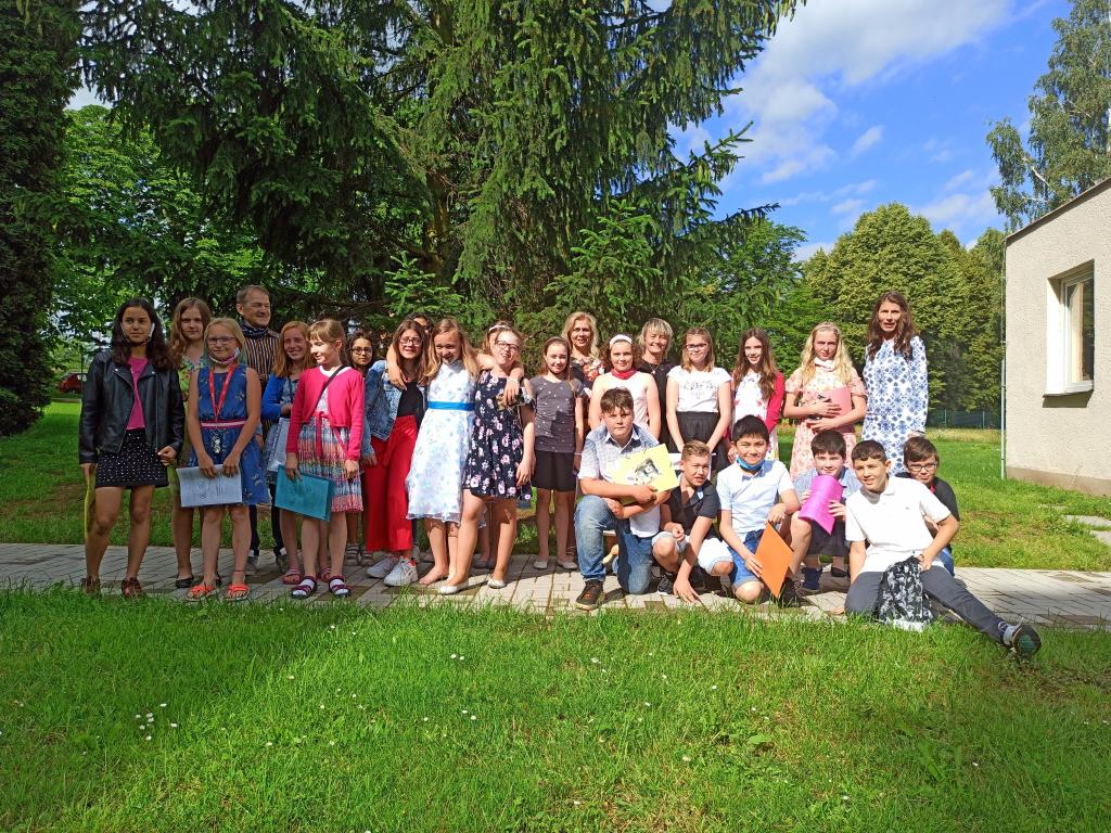 Předávání vysvědčení 5. třída, 30. 6. 2020