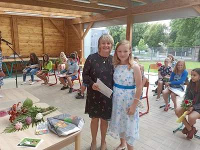 Předávání vysvědčení 5. třída, 30. 6. 2020