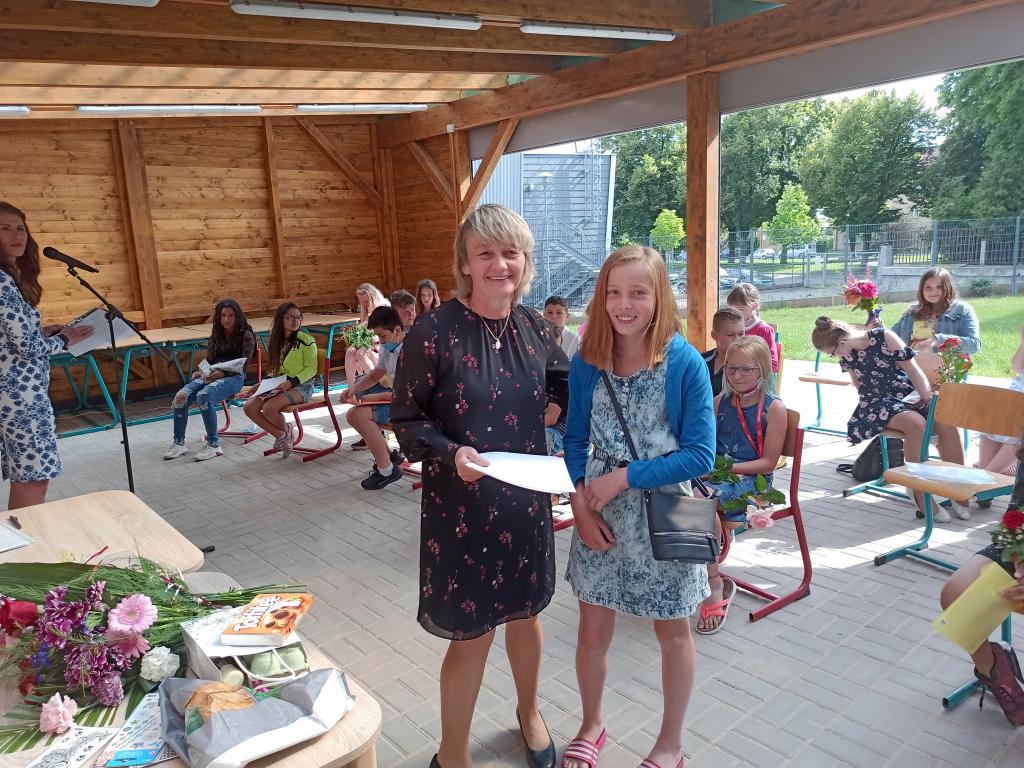 Předávání vysvědčení 5. třída, 30. 6. 2020