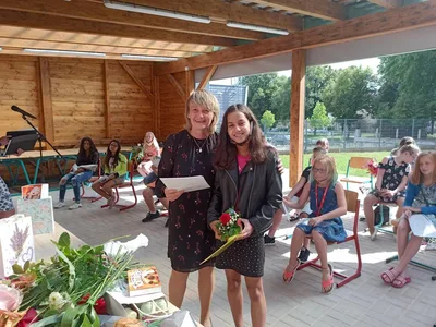 Předávání vysvědčení 5. třída, 30. 6. 2020