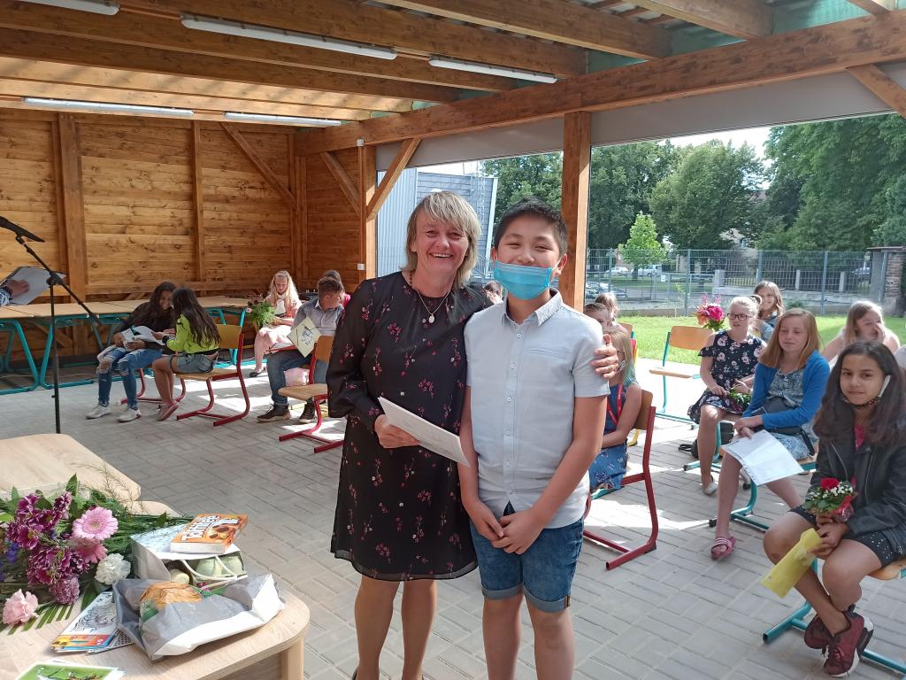 Předávání vysvědčení 5. třída, 30. 6. 2020
