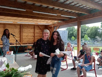 Předávání vysvědčení 5. třída, 30. 6. 2020