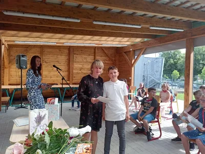 Předávání vysvědčení 5. třída, 30. 6. 2020