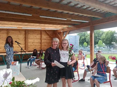 Předávání vysvědčení 5. třída, 30. 6. 2020